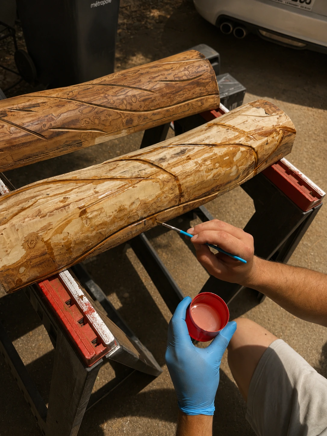 Atelier de création artisanale bois et résine époxy Volt et Bois Création